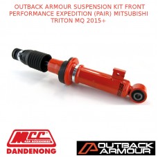 OUTBACK ARMOUR SUSPENSION KIT FRONT EXPEDITION(PAIR)FITS MITSUBISHI TRITON MQ15+